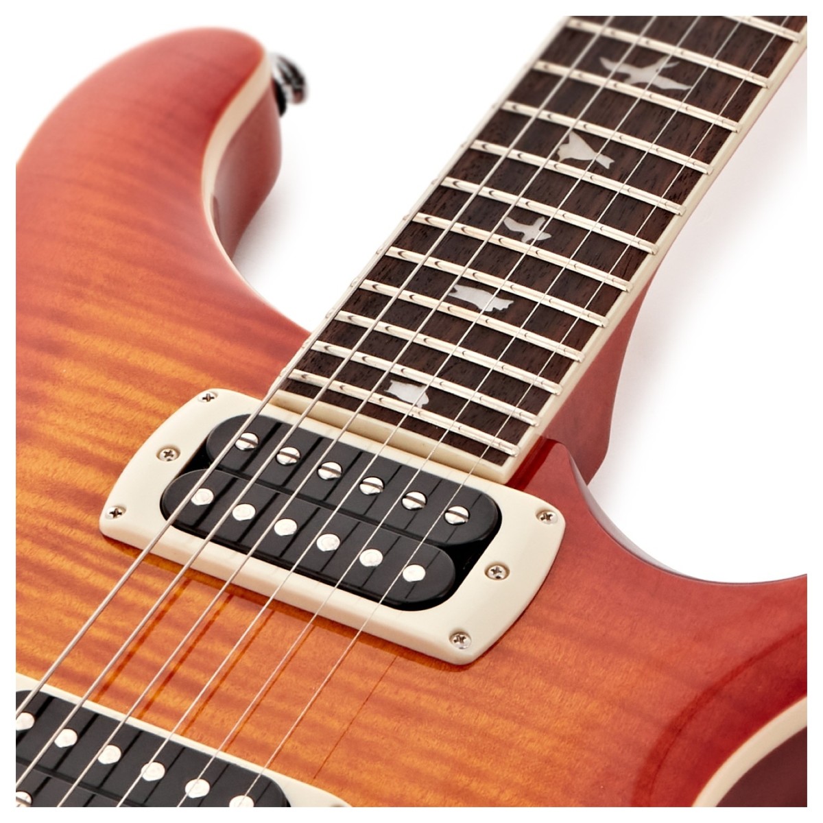 Prs Custom 24 Semi Hollow Piezo Se (wing Tuners) 2h Ht Rw - Vintage Sunburst - Guitare Électrique 1/2 Caisse - Variation 3