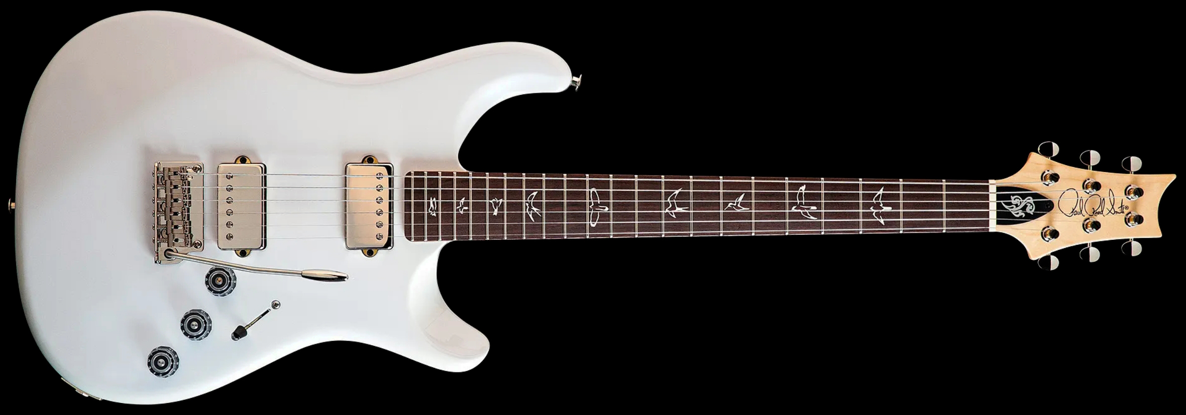 Prs Fiore Hh Bolt-on Usa 2h Trem Rw - Pearl White - Guitare Électrique Double Cut - Variation 3