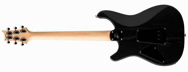 Prs Fiore Hh Satin Bolt-on Usa 2h Trem Rw - Black Hyacinth - Guitare Électrique Double Cut - Variation 1