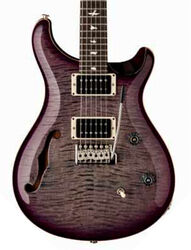 Guitare électrique 1/2 caisse Prs USA Bolt-On CE 24 Semi-Hollow - Faded Gray Black Purple Burst