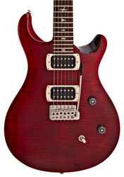 Guitare électrique double cut Prs SE Bolt-On CE 24 (Wing Tuners) - black cherry