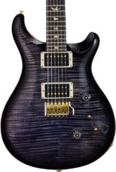 Guitare électrique double cut Prs USA Custom 24 10 Top Hand-Signed #0383878 - Purple mist