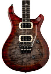 Guitare électrique double cut Prs SE Custom 24 Floyd (Wing Tuners) - Charcoal Cherry Burst