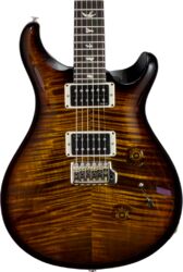 Guitare électrique double cut Prs USA Custom 24 Hand-Signed #0400035 - Black gold wraparound burst