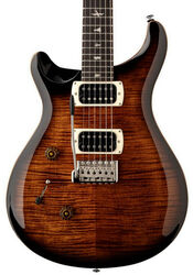Guitare électrique gaucher Prs SE Custom 24 (Wing Tuners) LH - Black gold sunburst