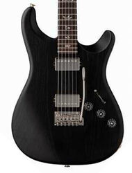 Guitare électrique double cut Prs USA Bolt-On Fiore HH Satin - Black Hyacinth 