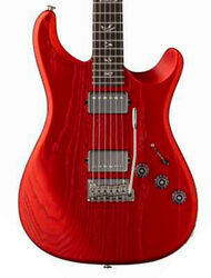 Guitare électrique double cut Prs USA Bolt-On Fiore HH Satin - Red Apple Metallic