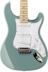 Guitare électrique forme str Prs SE John Mayer Silver Sky Maple - Stone Blue