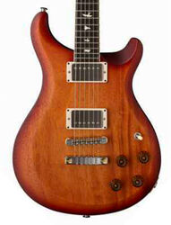 Guitare électrique double cut Prs USA S2 McCarty 594 Thinline (58/15 LT Pickups) - Dark cherry sunburst satin