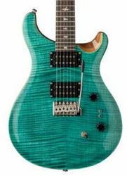 Guitare électrique double cut Prs SE Custom 24-08 - turquoise