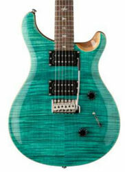 Guitare électrique double cut Prs SE Custom 24 - turquoise