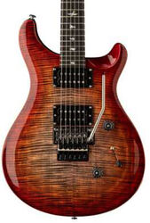 SE Custom 24 Floyd (85/15 S Pickups) - Charcoal Cherry Burst