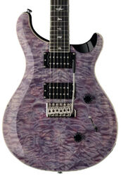 Guitare électrique double cut Prs SE Custom 24 Quilt - Violet