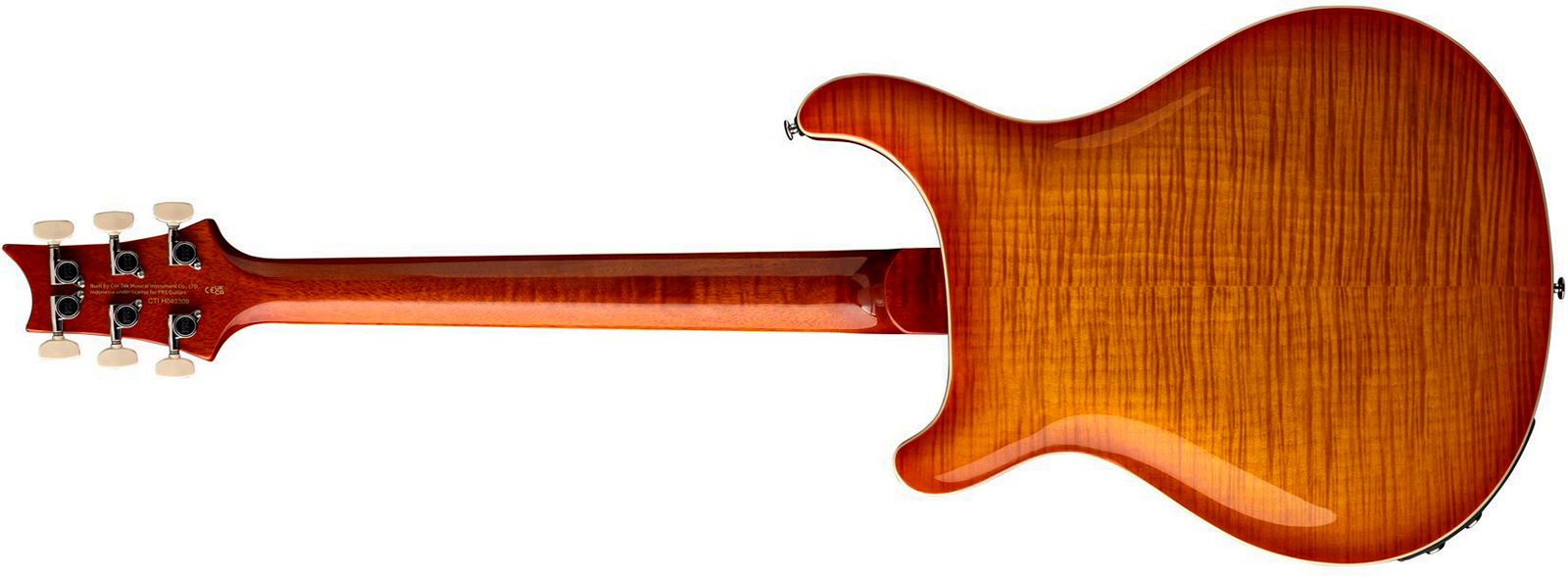 Prs Hollowbody Ii Piezo Se (wing Tuners) 2h Ht Eb - Vintage Sunburst - Guitare Électrique 1/2 Caisse - Variation 1