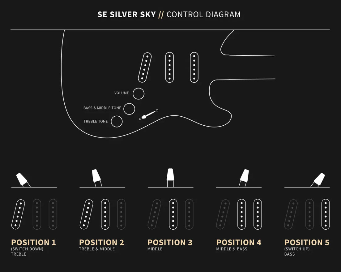 Prs John Mayer Se Silver Sky Maple Signature 3s Trem Mn - Overland Gray - Guitare Électrique Signature - Variation 5