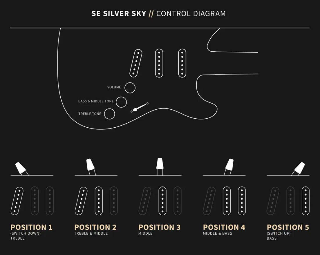 Prs John Mayer Se Silver Sky Maple Signature 3s Trem Mn - Overland Gray - Guitare Électrique Signature - Variation 5