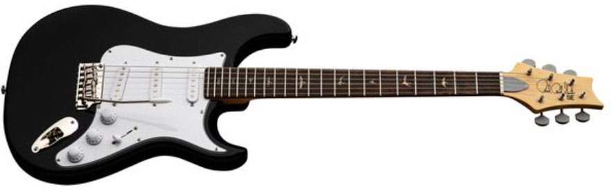Prs John Mayer Se Silver Sky Rosewood Signature 3s Trem Rw - Piano Black - Guitare Électrique Forme Str - Variation 1