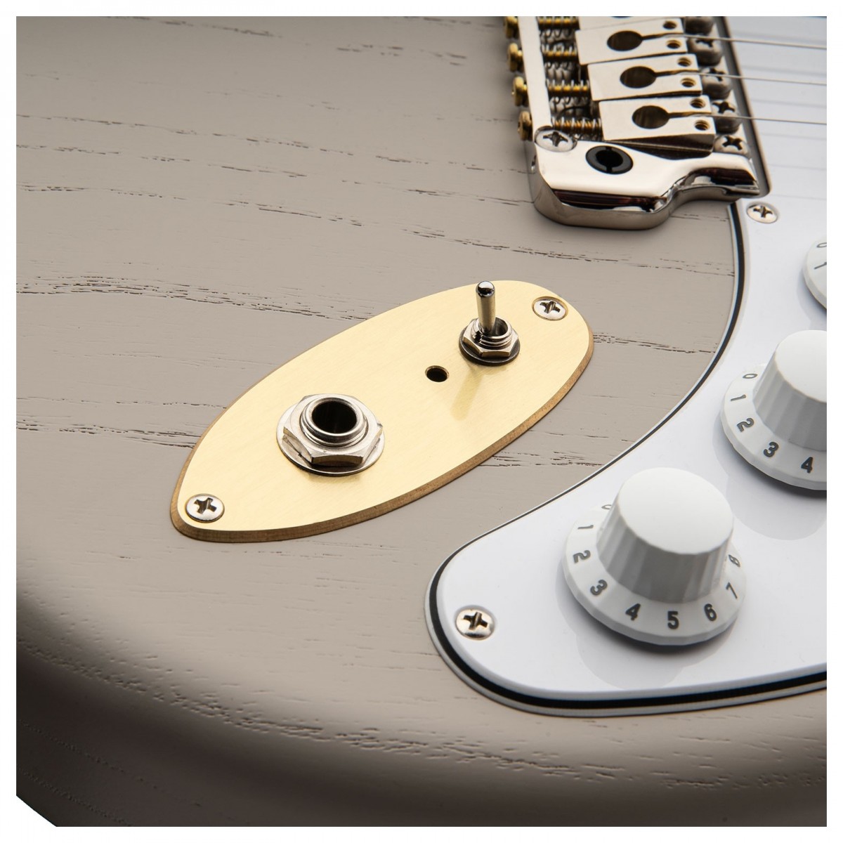 Prs John Mayer Silver Sky Dead Spec Usa Ltd Signature 3s Trem Rw - Moc Sand Satin - Guitare Électrique Forme Str - Variation 3