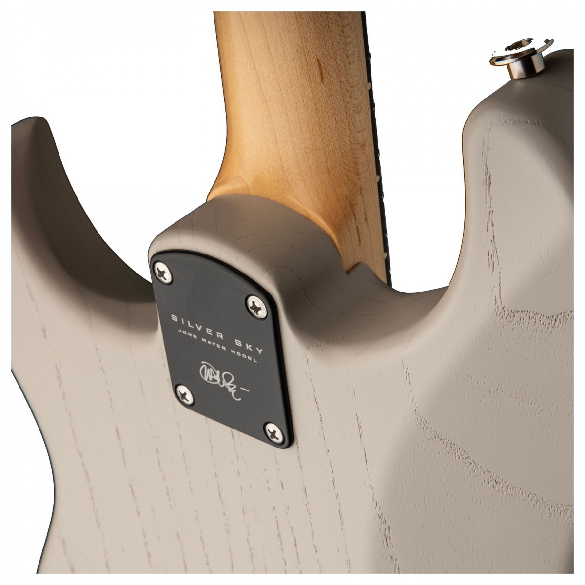 Prs John Mayer Silver Sky Dead Spec Usa Ltd Signature 3s Trem Rw - Moc Sand Satin - Guitare Électrique Forme Str - Variation 4