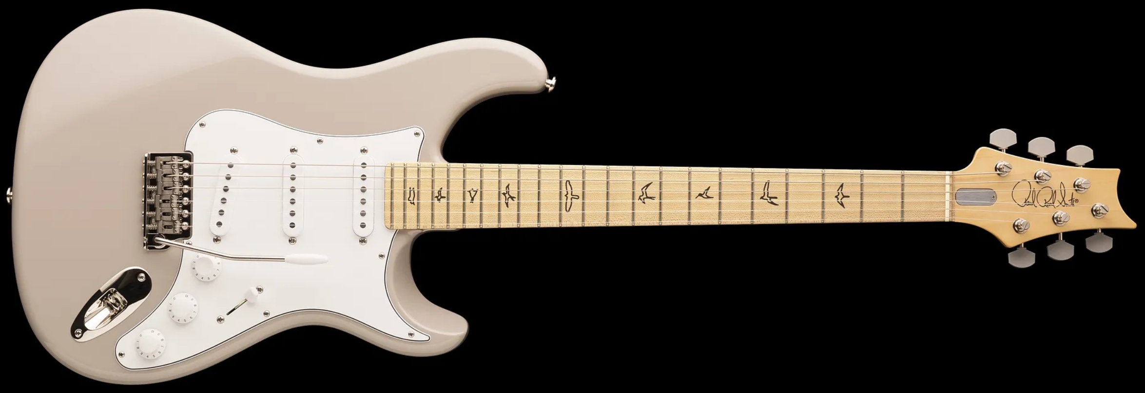 Prs John Mayer Silver Sky Usa Signature 3s Trem Mn - Moc Sand Satin - Guitare Électrique Forme Str - Variation 1