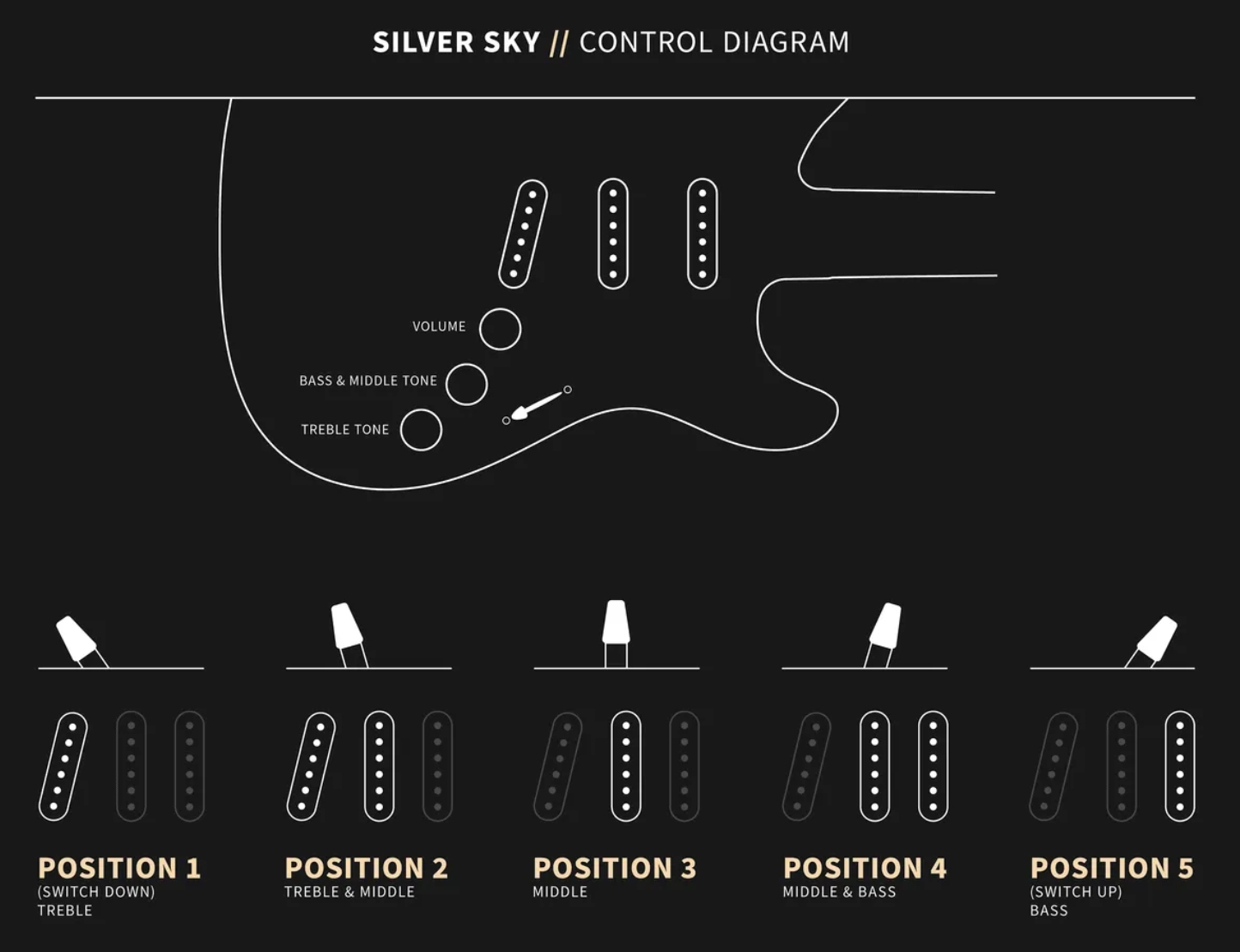Prs John Mayer Silver Sky Usa Signature 3s Trem Mn - Faded Black Tee Satin - Guitare Électrique Forme Str - Variation 6