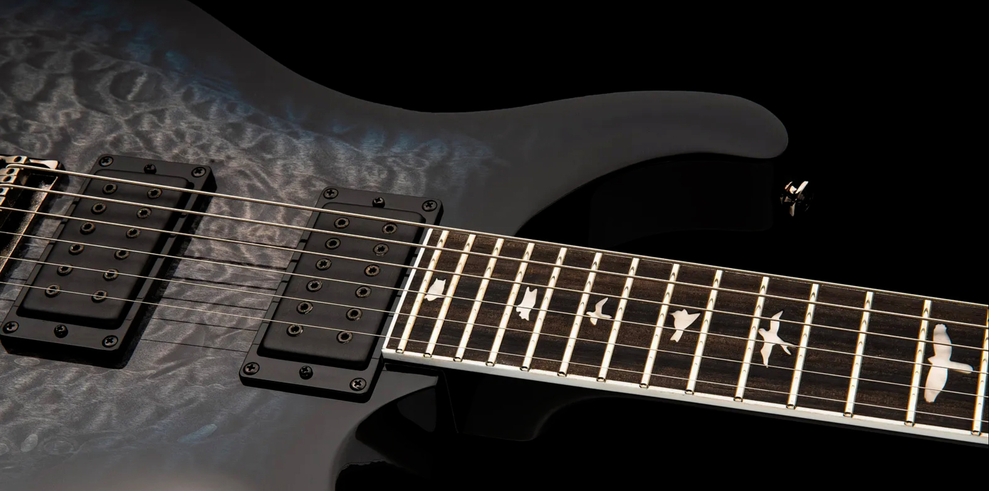 Prs Mark Holcomb Se Signature 2h Seymour Duncan Ht Eb - Holcomb Blue Burst - Guitare Électrique MÉtal - Variation 3