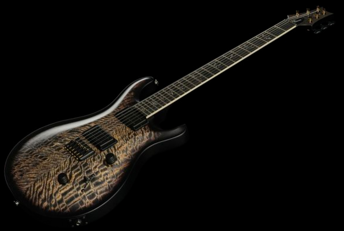 Prs Mark Holcomb Usa Signature 2h Seymour Duncan Ht Eb - Charcoal Wraparound Burst - Guitare Électrique Double Cut - Variation 1