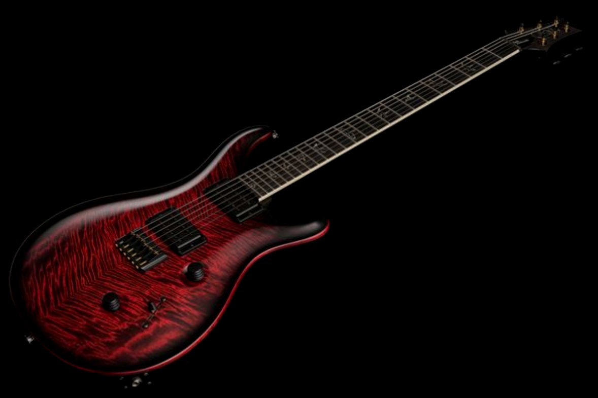 Prs Mark Holcomb Usa Signature 2h Seymour Duncan Ht Eb - Fire Smokeburst - Guitare Électrique Double Cut - Variation 2