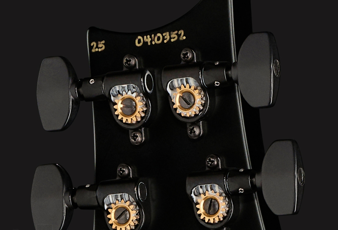 Prs Mark Holcomb Usa Signature 2h Seymour Duncan Ht Eb - Charcoal Wraparound Burst - Guitare Électrique Double Cut - Variation 6