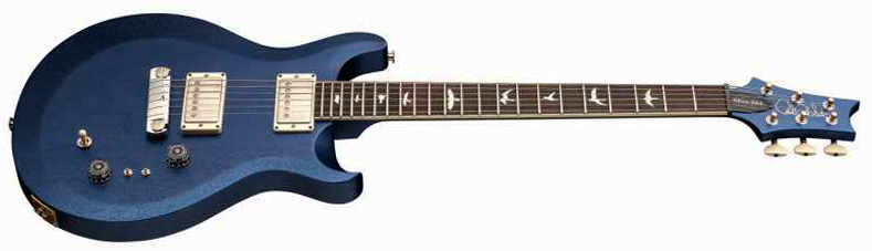 Prs Mira 594 Satin S2 Usa 2h Ht Rw - Metallic Midnight - Guitare Électrique Double Cut - Variation 2