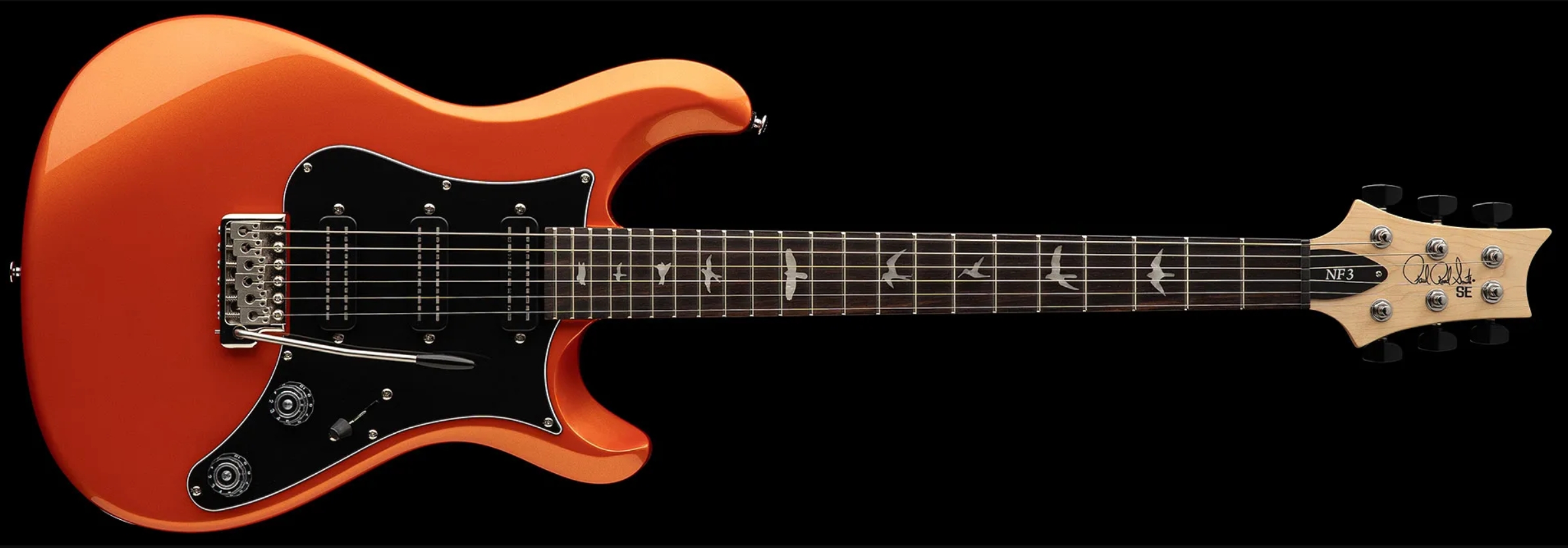 Prs Nf3 Se Bolt-on 3h Trem Rw - Metallic Orange - Guitare Électrique Single Cut - Variation 2