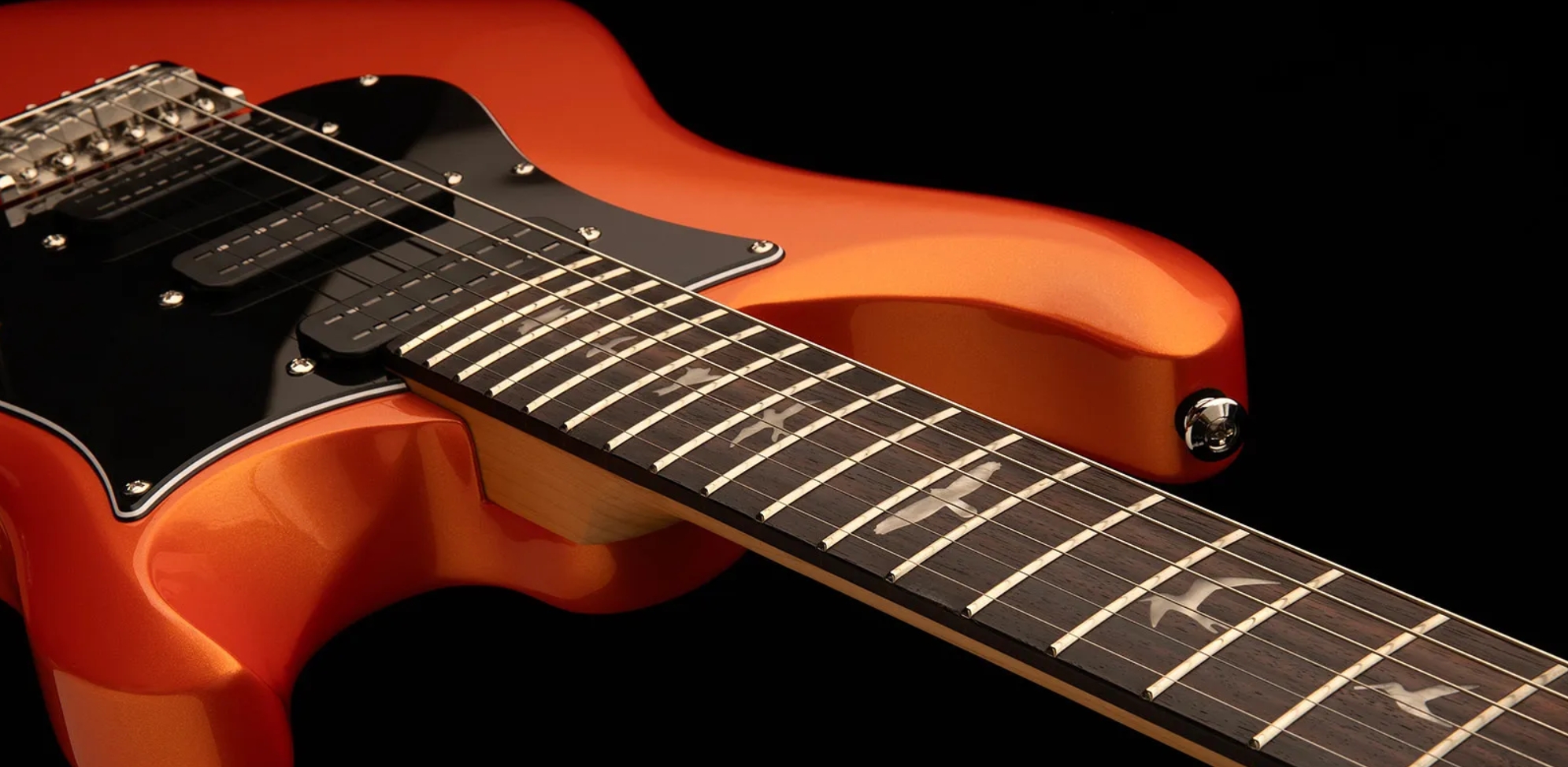 Prs Nf3 Se Bolt-on 3h Trem Rw - Metallic Orange - Guitare Électrique Single Cut - Variation 4