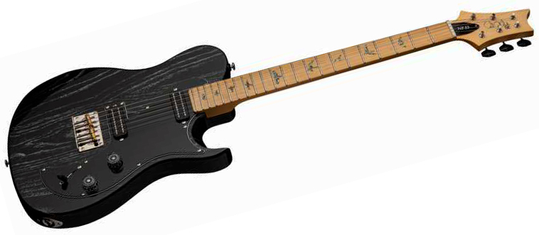 Prs Nf53 Se 2mh Ht Mn - Black Doghair - Guitare Électrique Forme Tel - Variation 1