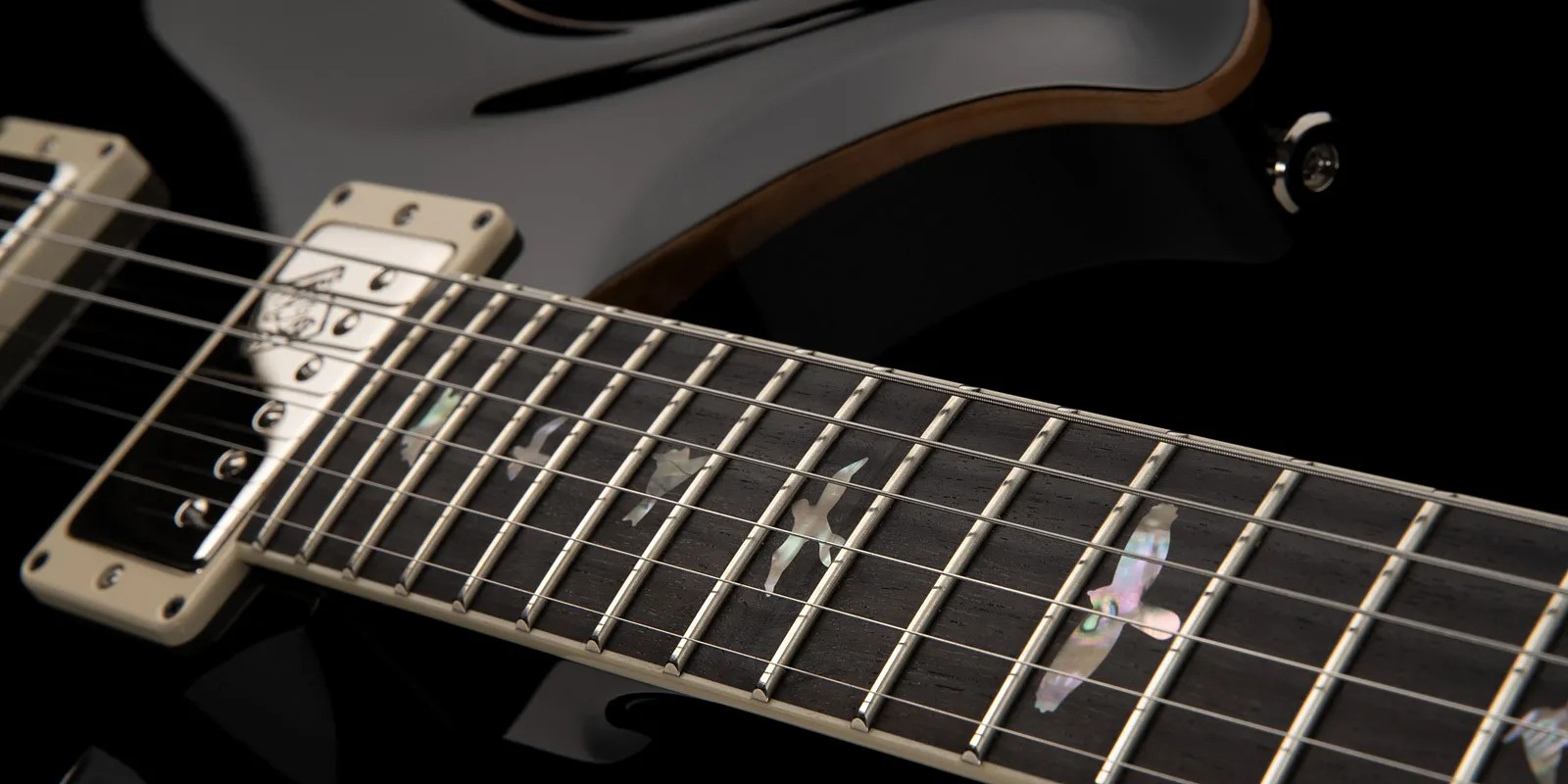 Prs Robben Ford Mccarty Ltd 2h Ht Bla - Black - Guitare Électrique Double Cut - Variation 3