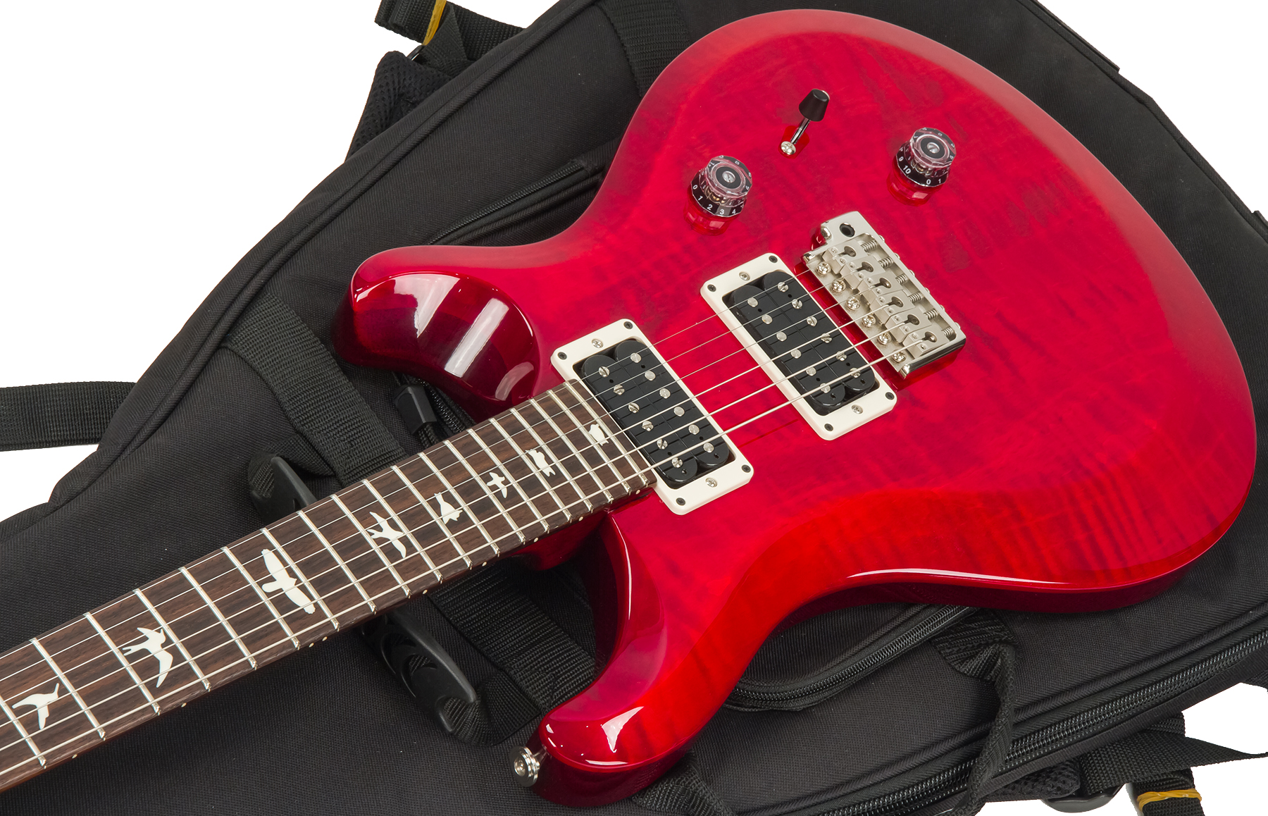 Prs S2 Custom 24 Usa Hh Trem Rw - Scarlet Red - Guitare Électrique Double Cut - Variation 2