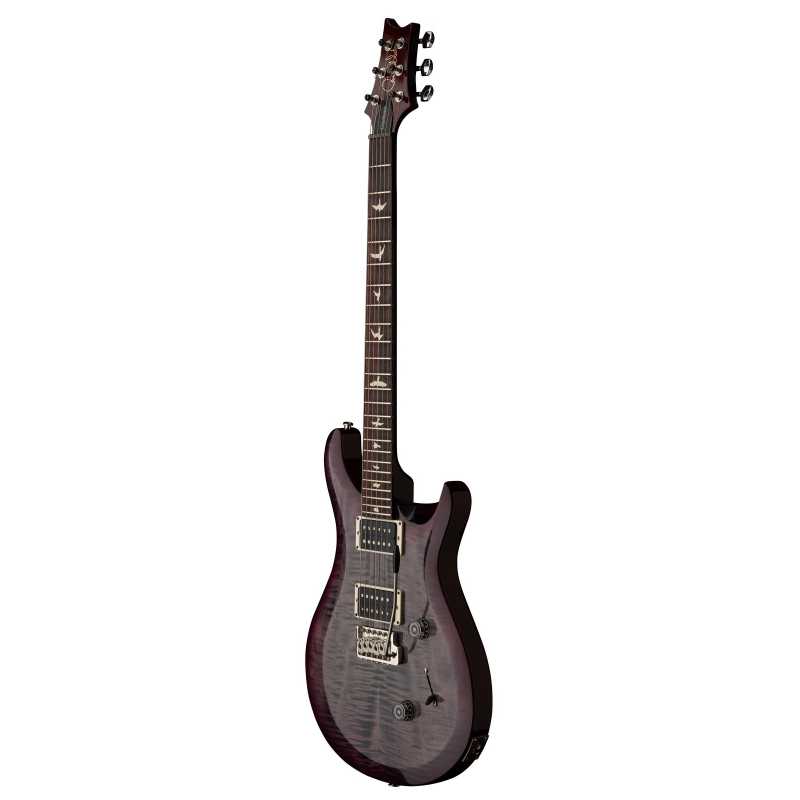 Prs S2 Custom 24 Usa 2024 Hh Trem Rw - Faded Gray Black Purple Burst - Guitare Électrique Double Cut - Variation 1