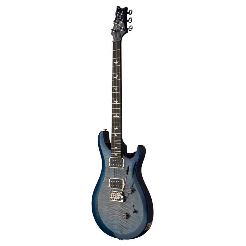 Prs S2 Custom 24 Usa 2024 Hh Trem Rw - Faded Gray Black Blue Burst - Guitare Électrique Double Cut - Variation 1