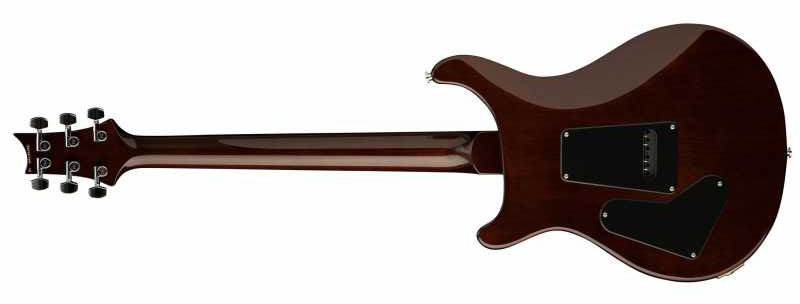 Prs S2 Custom 24 Usa 2h Trem Rw - Black Amber - Guitare Électrique Double Cut - Variation 1