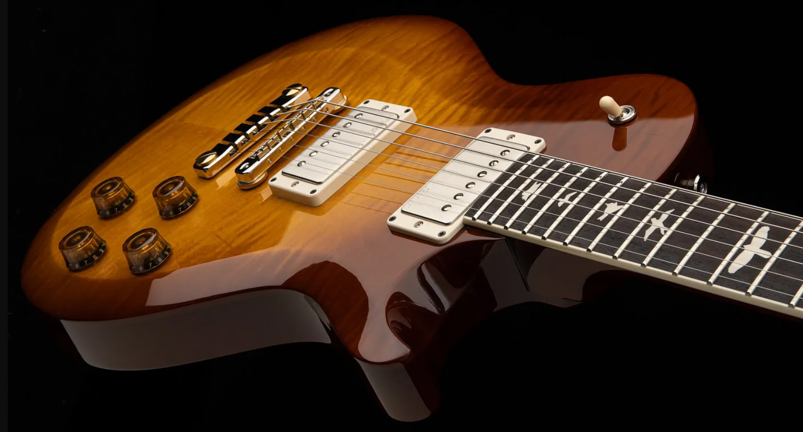Prs S2 Mccarty 594 Singlecut Usa 2h 58/15lt Ht Rw - Honey Gold Burst - Guitare Électrique Single Cut - Variation 2