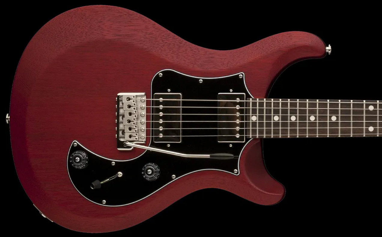 Prs S2 Standard 24 Satin Usa 2h Trem Rw - Vintage Cherry - Guitare Électrique Double Cut - Variation 1
