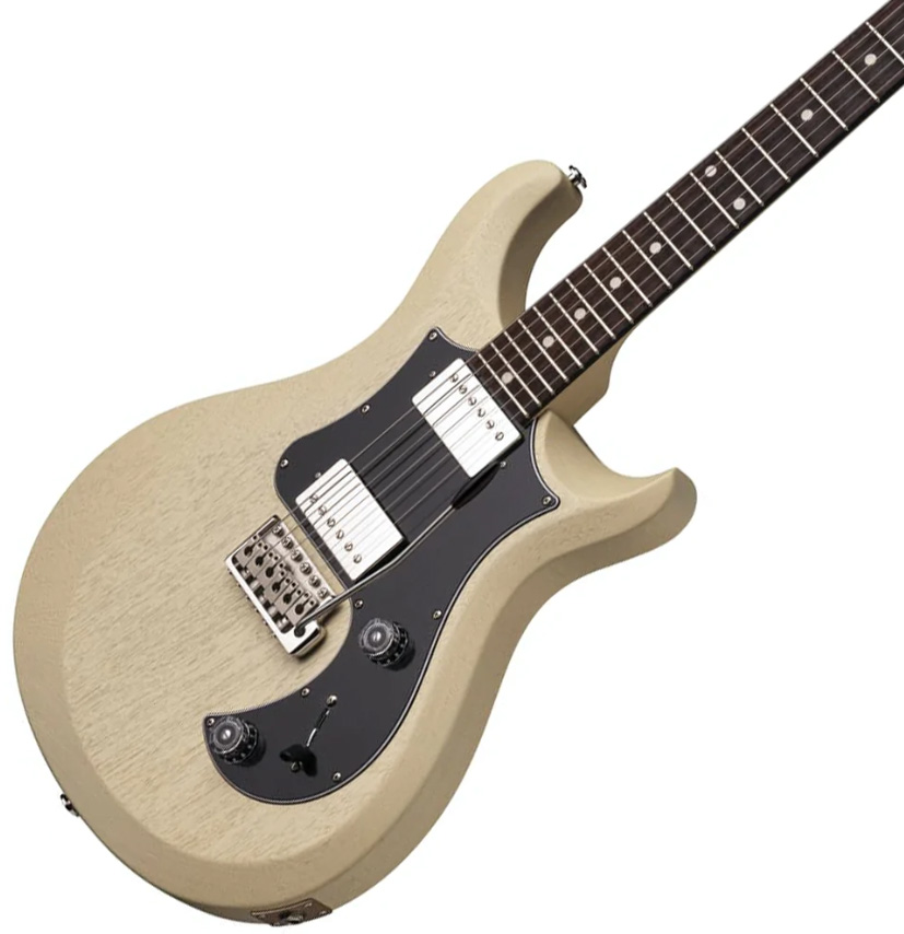 Prs S2 Standard 24 Satin Usa 2h Trem Rw - Antique White - Guitare Électrique Double Cut - Variation 3