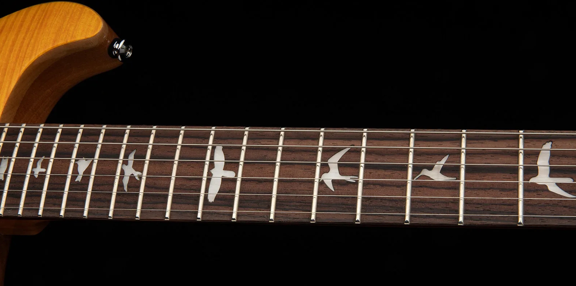 Prs Santana Se Signature 2h Trem Rw - Yellow - Guitare Électrique Double Cut - Variation 4