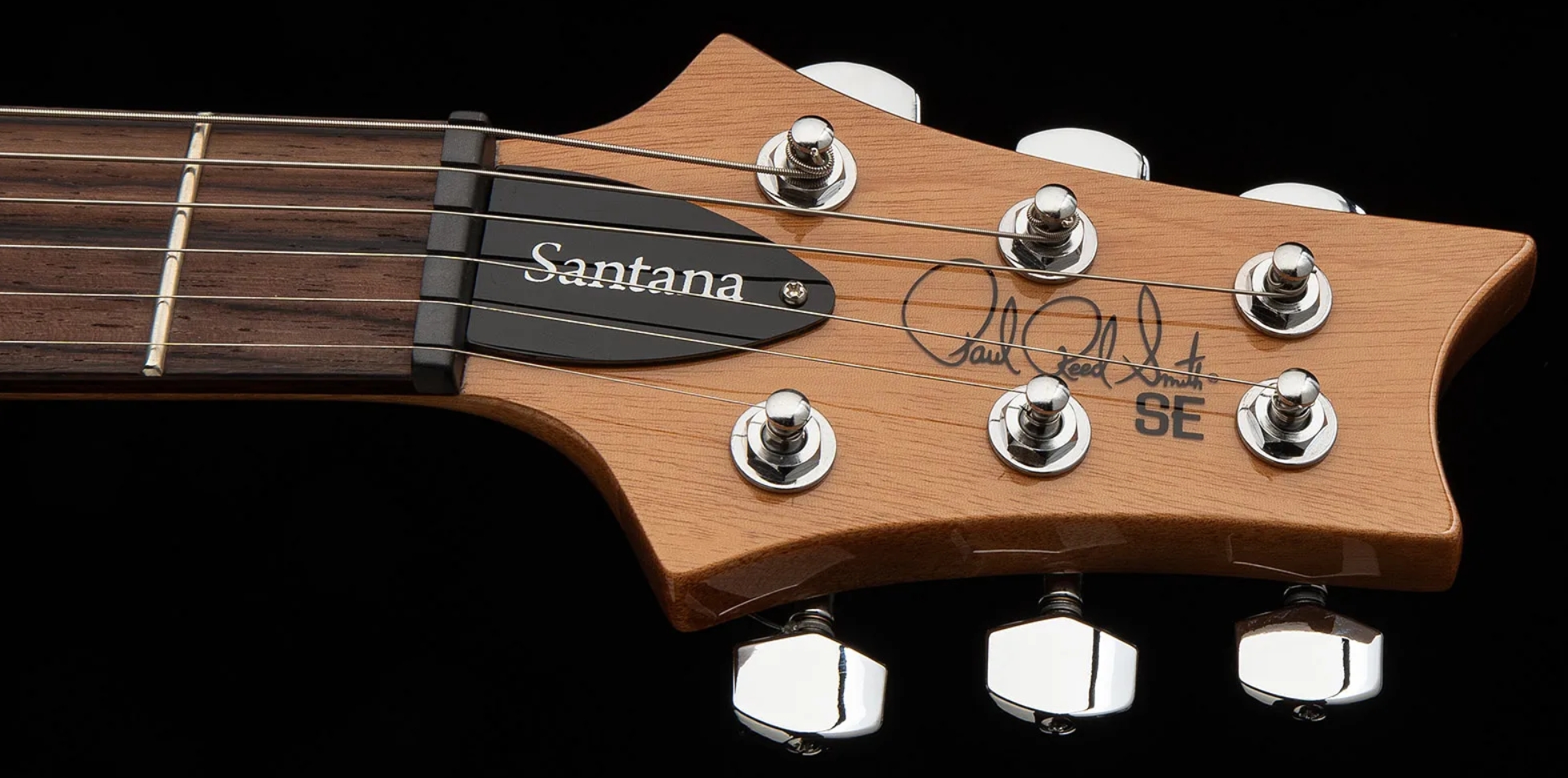 Prs Santana Se Signature 2h Trem Rw - Yellow - Guitare Électrique Double Cut - Variation 5