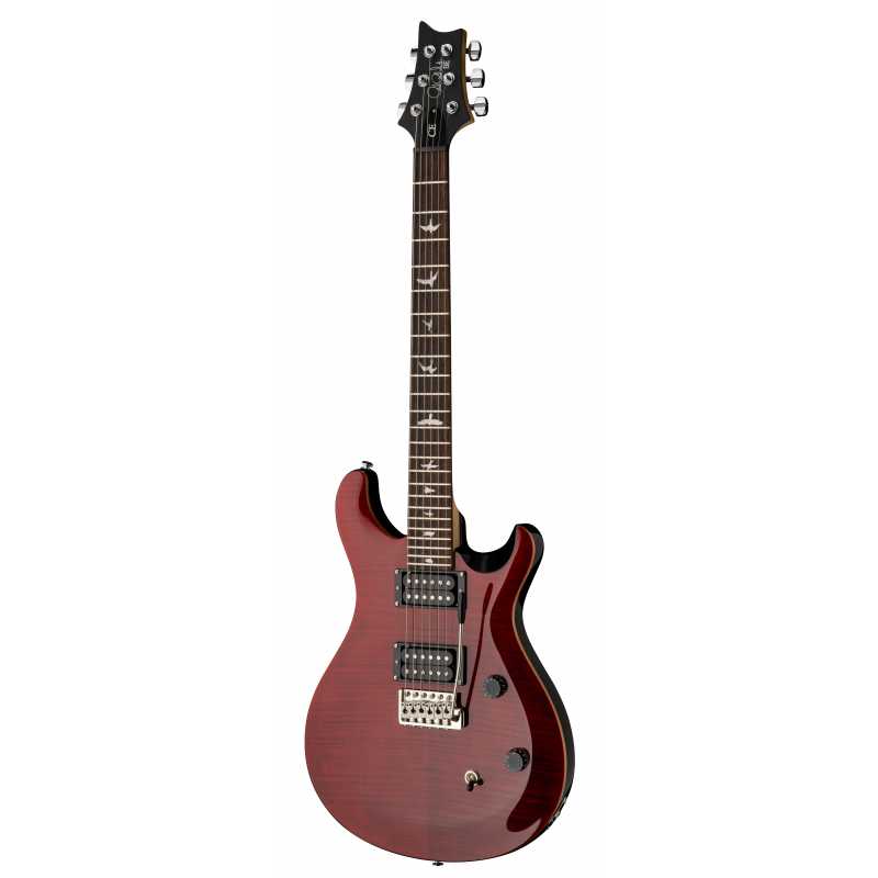 Prs Se Ce 24 Hh Trem Mn - Black Cherry - Guitare Électrique Double Cut - Variation 2