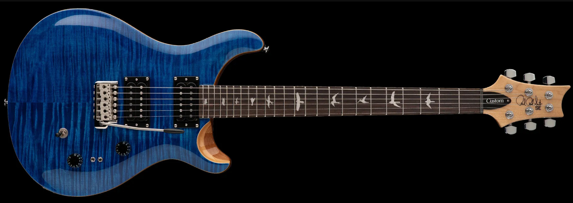 Prs Se Custom 24-08 2023 2h Trem Rw - Faded Blue - Guitare Électrique Double Cut - Variation 1