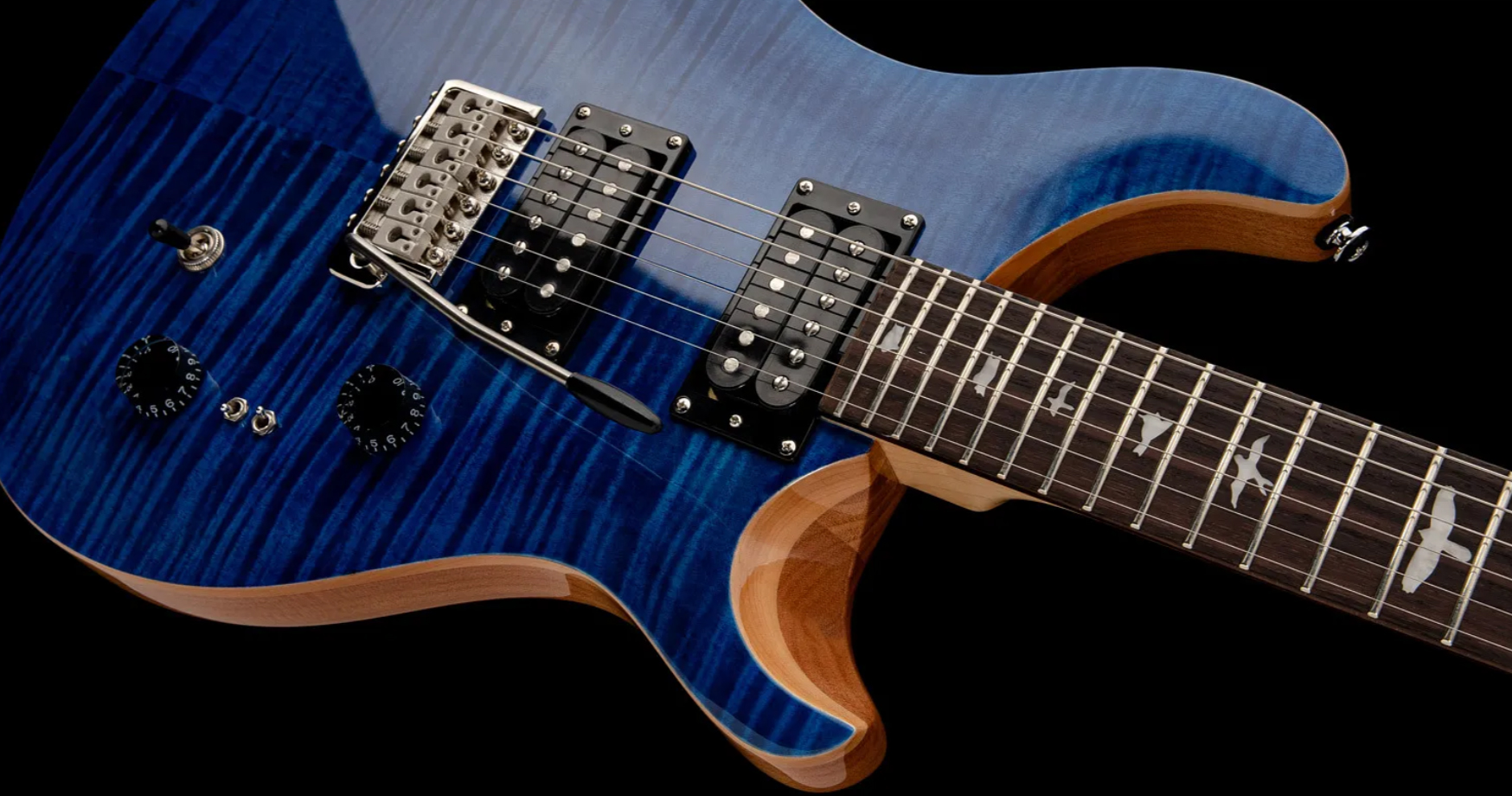 Prs Se Custom 24-08 2023 2h Trem Rw - Faded Blue - Guitare Électrique Double Cut - Variation 2