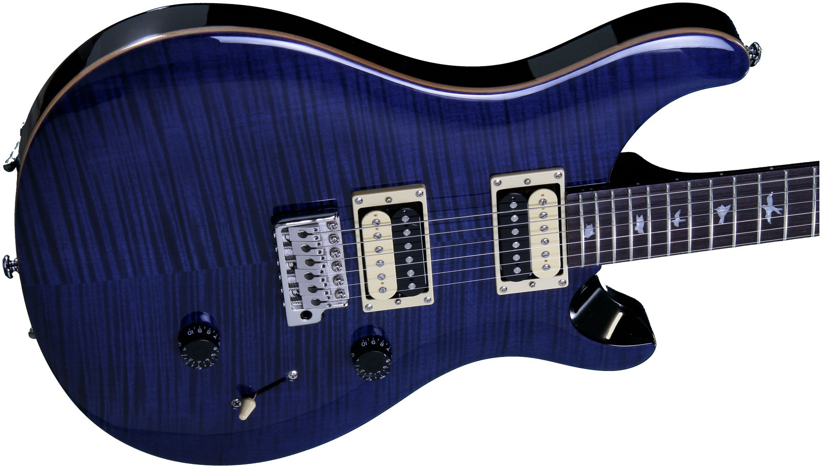 Prs Se Custom 24 2018 Hh Trem Rw - Whale Blue - Guitare Électrique Double Cut - Variation 3