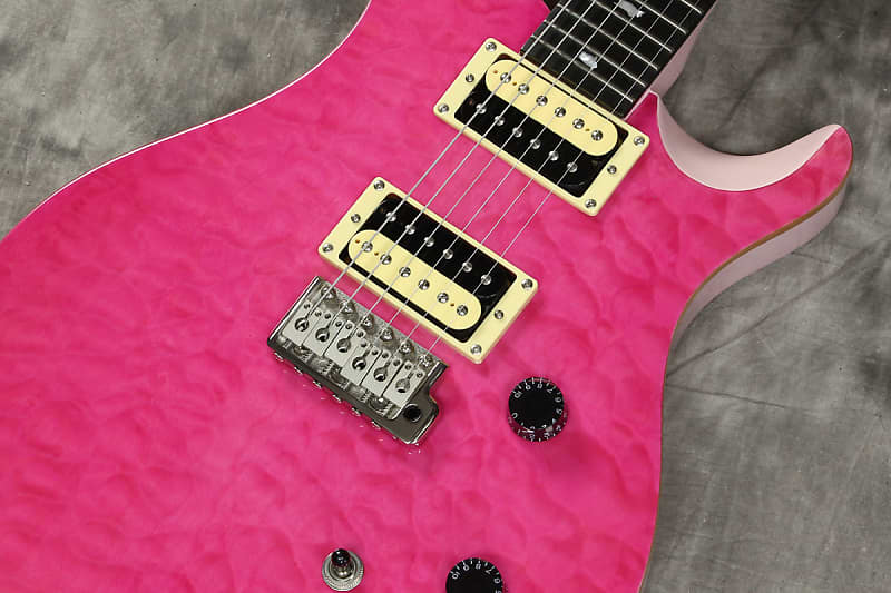 Prs Se Custom 24 2021 Hh Trem Rw +housse - Bonnie Pink - Guitare Électrique Double Cut - Variation 2