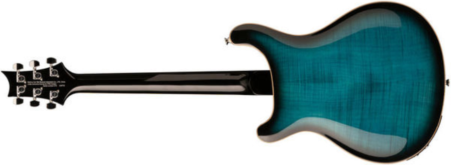 Prs Se Hollowbody Ii Piezo 2020 Hh Trem Eb - Peack Blue Smokeburst - Guitare Électrique 1/2 Caisse - Variation 2