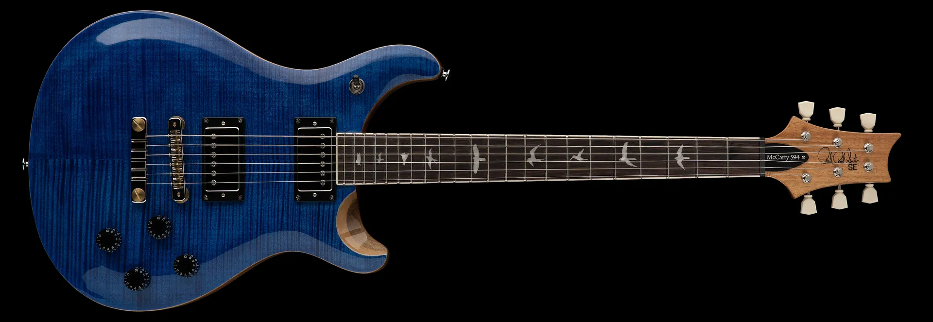 Prs Se Mccarty 594 2h Ht Rw - Faded Blue - Guitare Électrique Double Cut - Variation 2